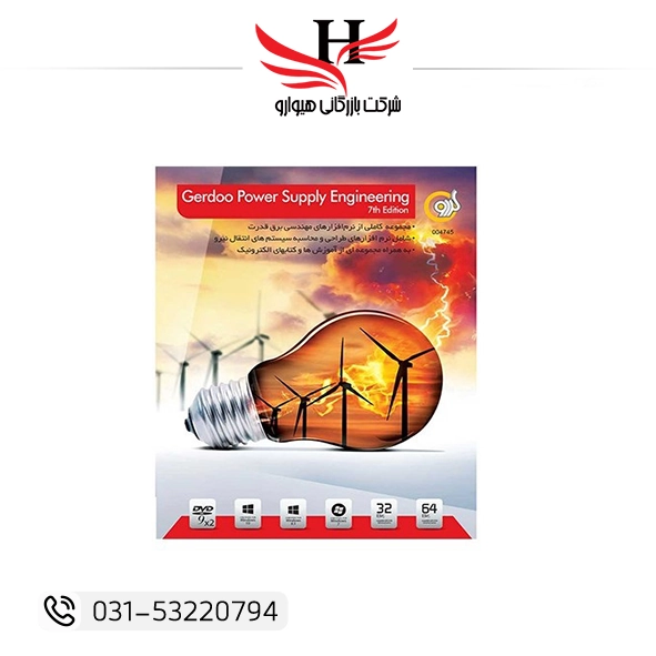 پاور ساپلای کامپیوتر منبع تغذیه POWER SUPPLY مناسب سیستم‌های خانگی و اداری با راندمان پایدار